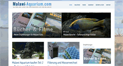 Desktop Screenshot of malawi-aquarium.com